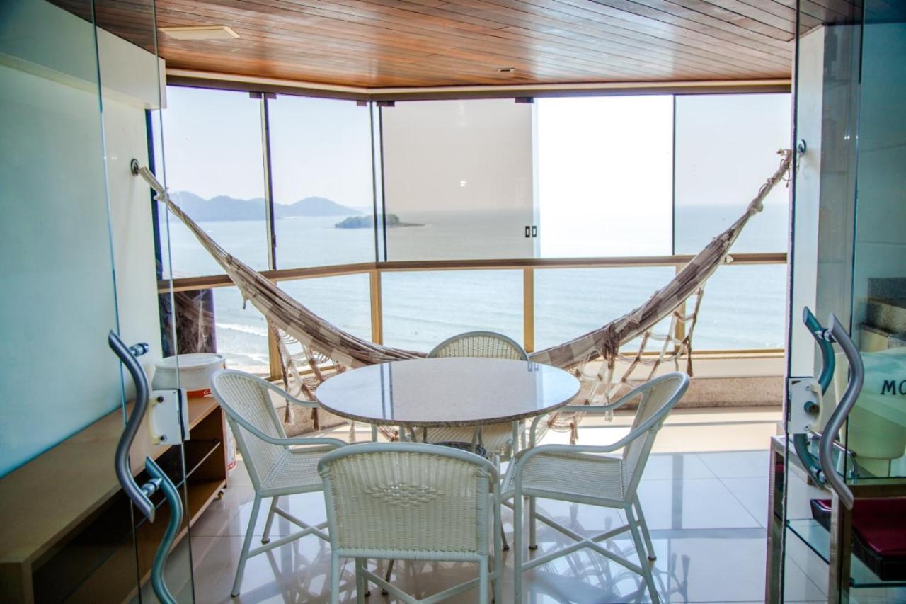 Apto Frente Mar Bal Camboriu Pe Na Areia Fantastica E Encantadora Vista Mar Balneário Camboriú Kültér fotó